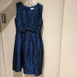 Rachel Roy Girls navy and black cocktail dress